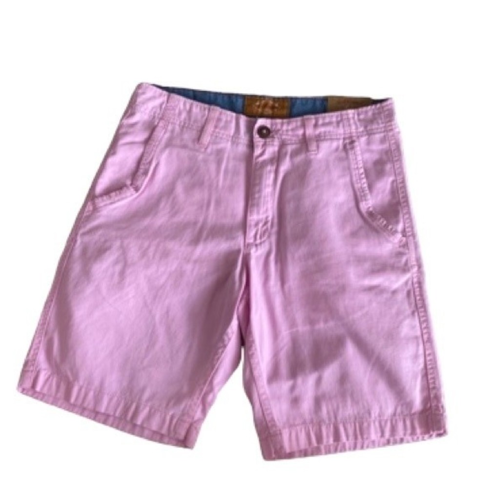 2/$50 Red Camel Pink Flat Front Shorts Size 29